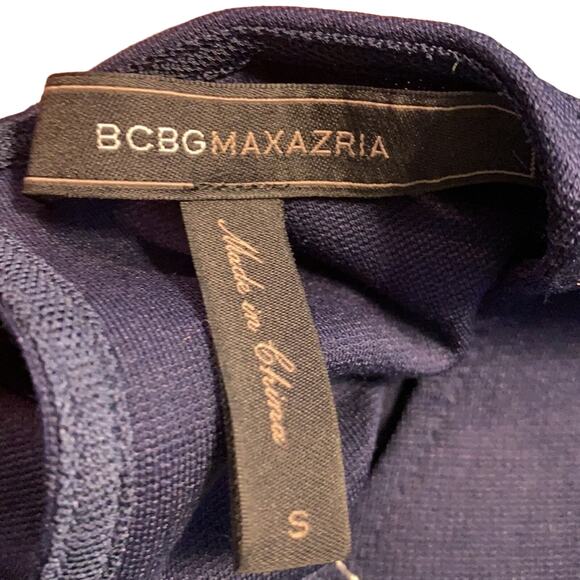 BCBGMaxazria Navy Melis Patchwork Dress - Picture 5 of 10